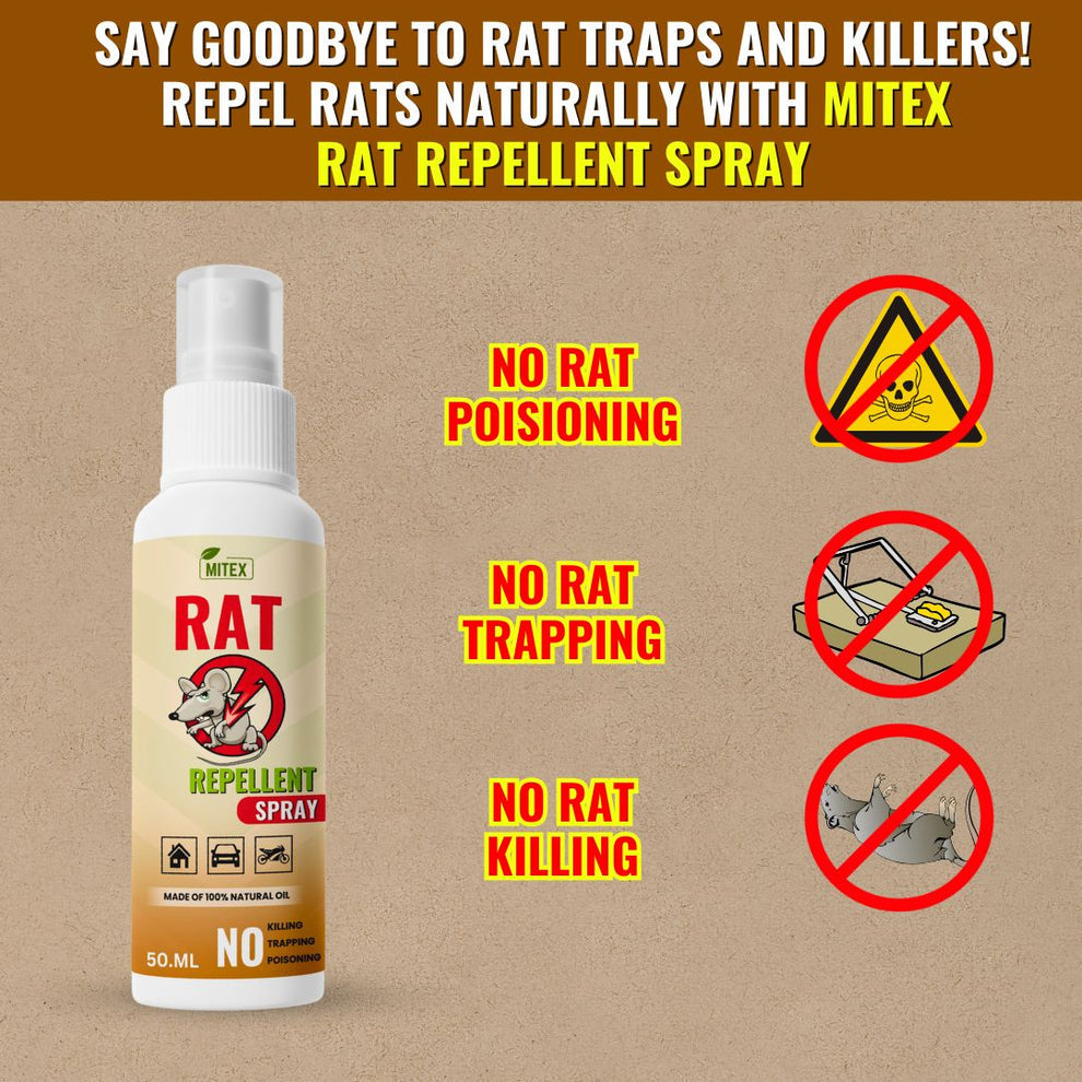 Rat Repellent Spray – Safe, Effective, and Eco-friendly Buy 1 Get 2 FREE