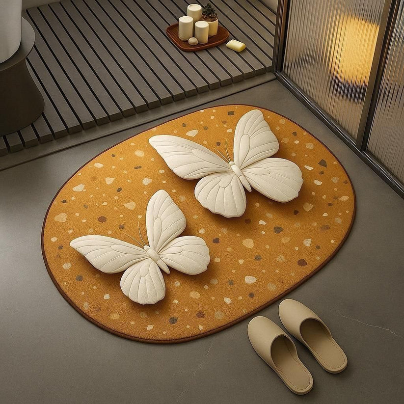 šø LAST DAY SALE 75% OFF šø Floral Plush Floor Mat š„ BUY 1 GET 2 FREEš„