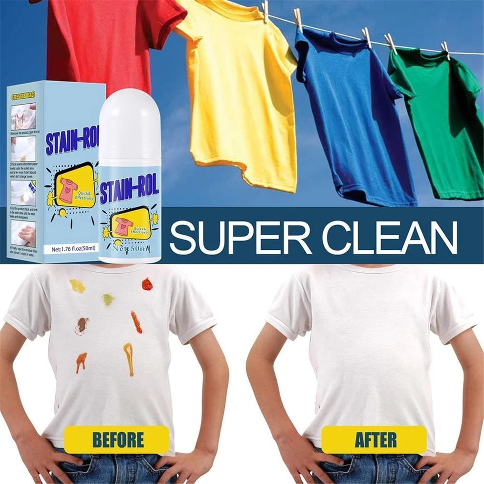 Waterless Clothing Cleansing Foam (Cloth Stain Remover Roll) _ 🔥Buy 1 Get 2 Free🔥 @ Just Rs.595/-