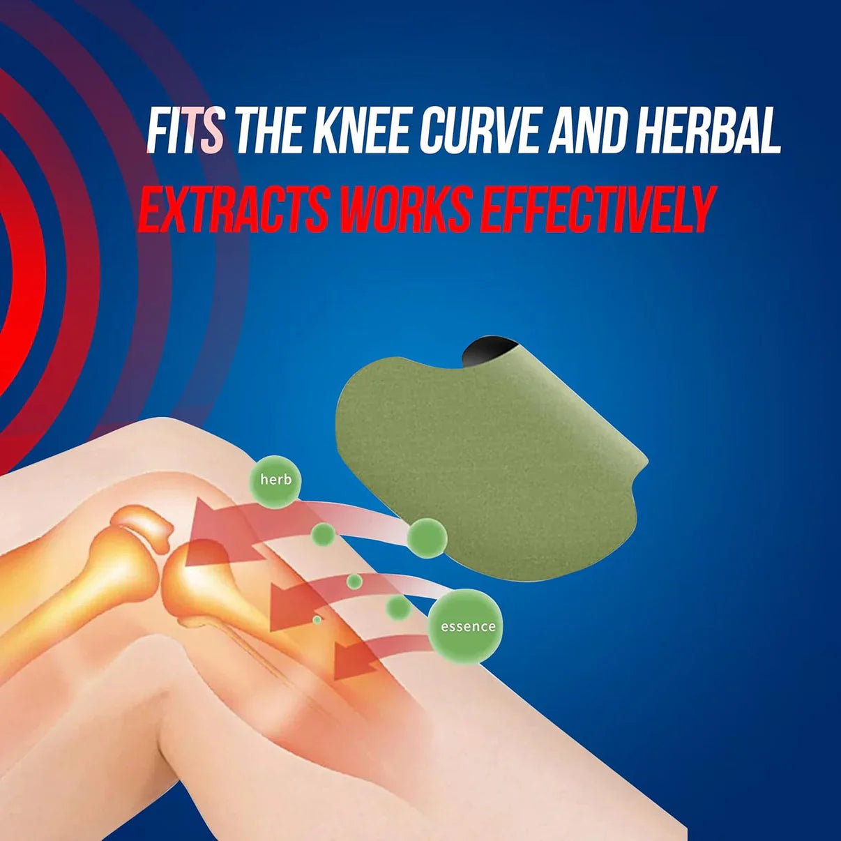 Herbal Knee Pain Relief Patch ( 20 Pcs )
