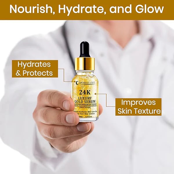 24K Luxury Gold Serum: A Natural Aesthetic Solution for Radiant Skin