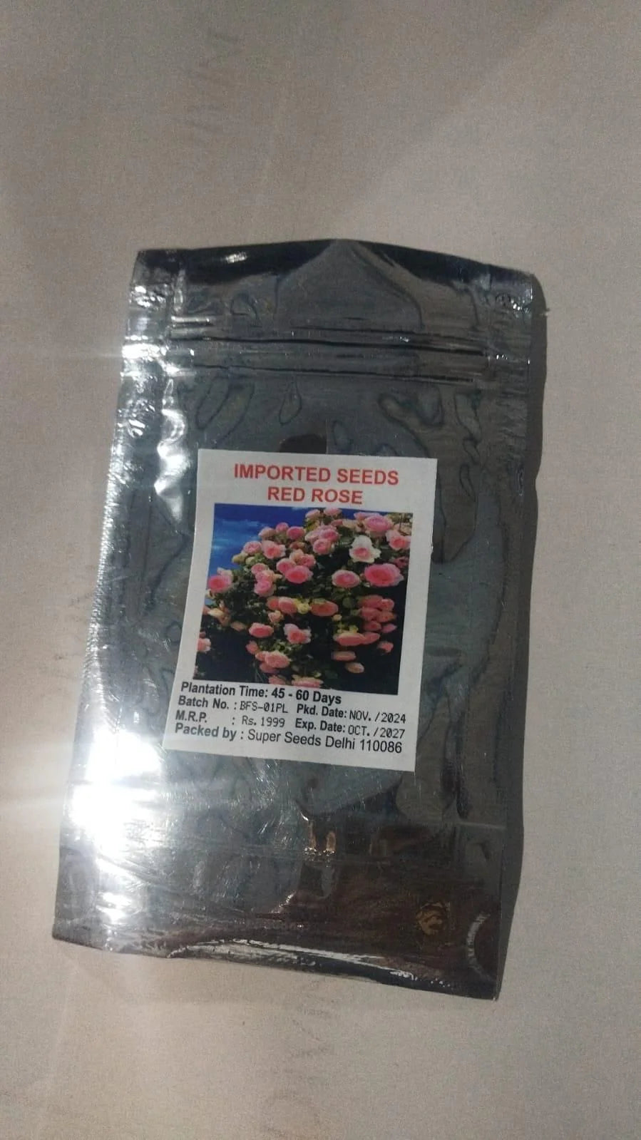 Elegant Climbing Rose Flower Seeds With Plant Growth Suplement