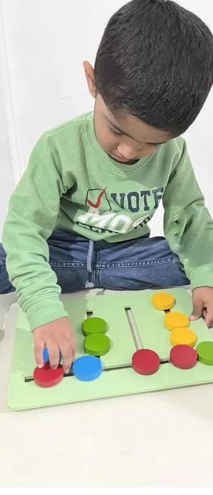 Colorful Fruit Maze Puzzle: Montessori Wooden Toy for Toddlers (3+ Years)