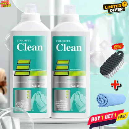 8 in 1 Colour Bleach Laundry Detergent Stain Remover🔥( BUY 1 GET 1 FREE )🔥