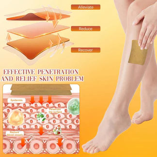 10 Pcs Turmeric Patches For Varicose Veins and Pain Relief ( Pacl Of 2 )