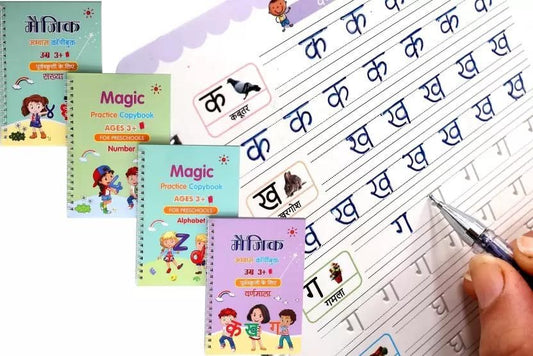 Magic Book Calligraphy Set (Pack of 4)